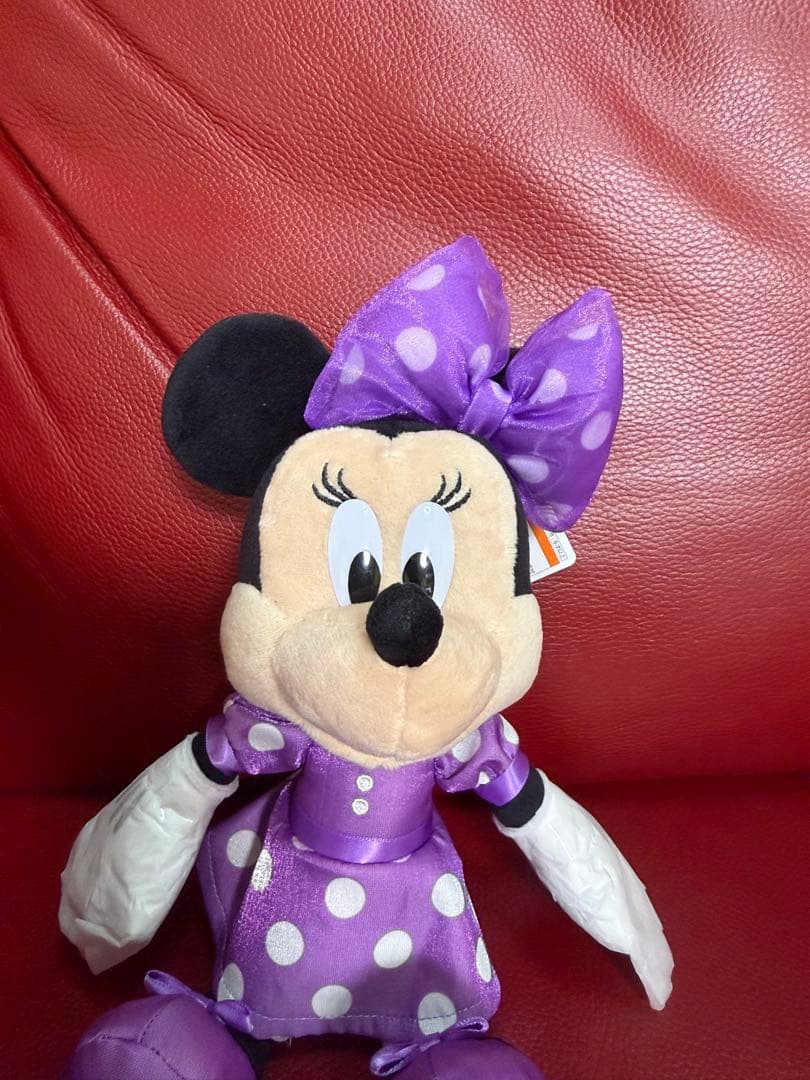 ディズニー　ぬいぐるみチャーム　ミニー