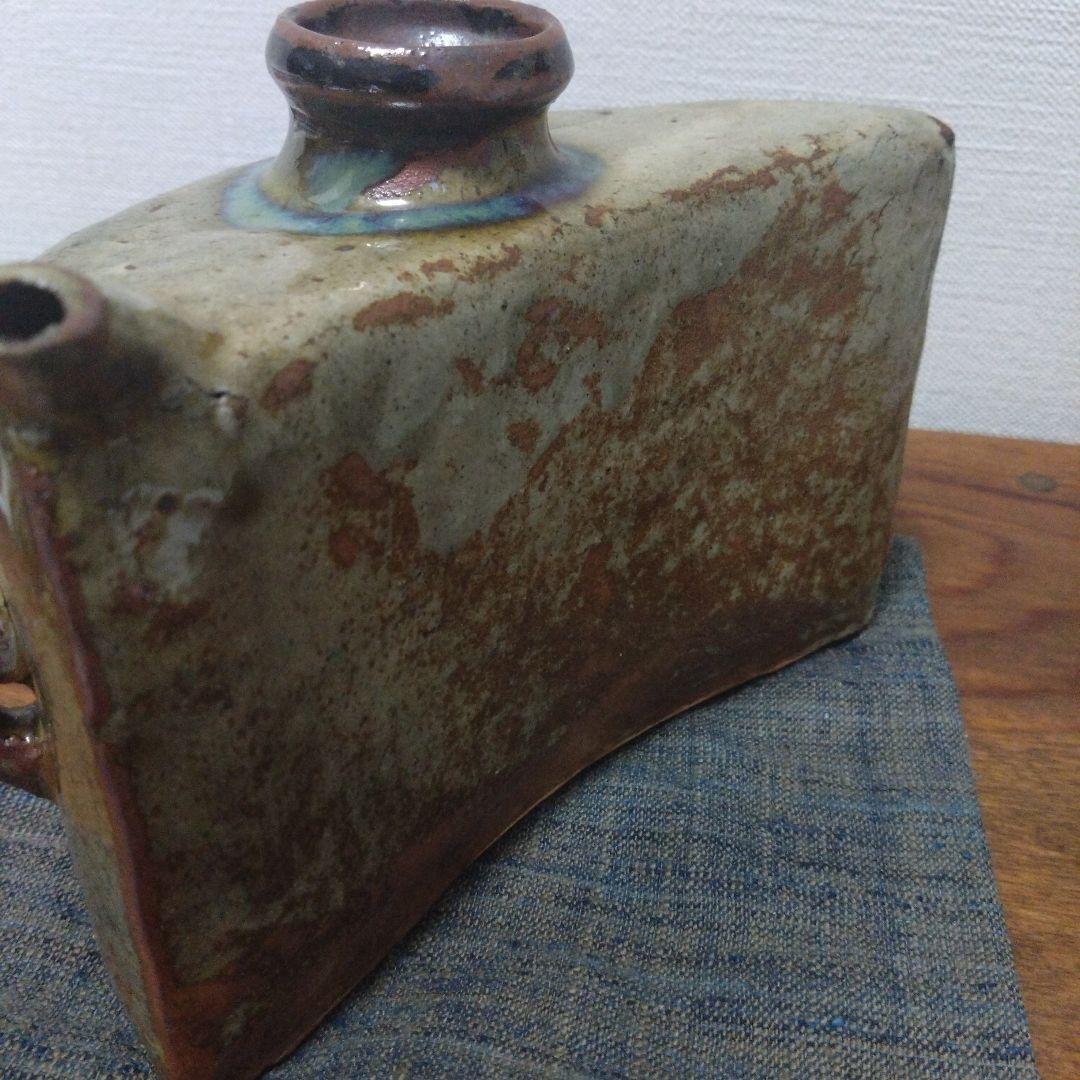 人間国宝　金城次郎　抱瓶　だちびん　民芸