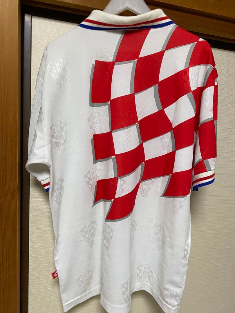 ロット クロアチア代表 ユニフォーム ゲームシャツ 半袖L 98W杯 イタリア製