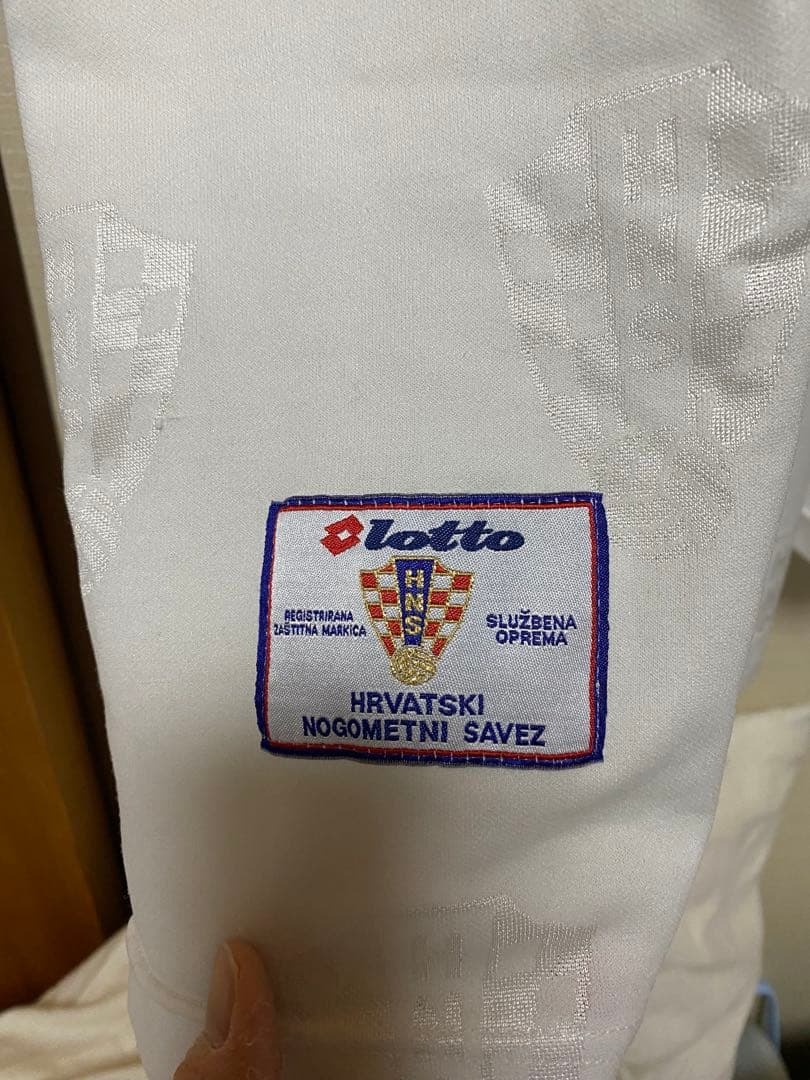 ロット クロアチア代表 ユニフォーム ゲームシャツ 半袖L 98W杯 イタリア製