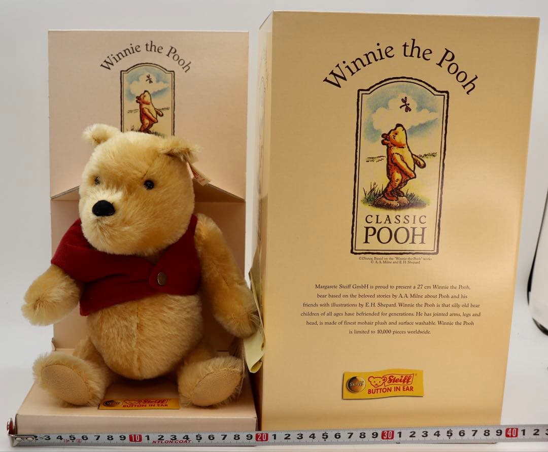 ぬいぐるみ・マスコット Winnie the Pooh Classic Pooh STEIFF 1999
