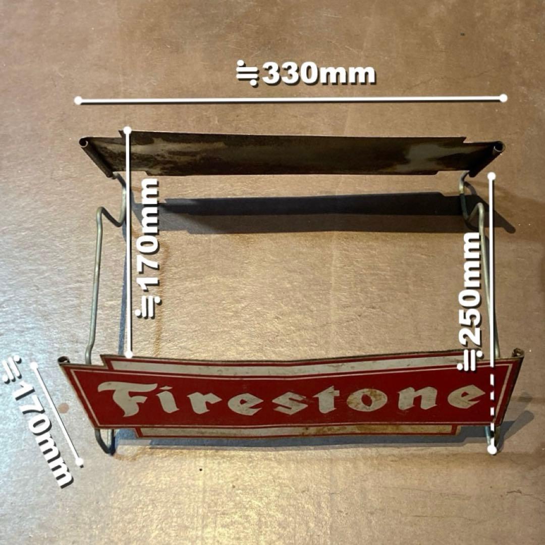 アンティーク雑貨 Vintage 1950s Firestone Tire Sign Stand
