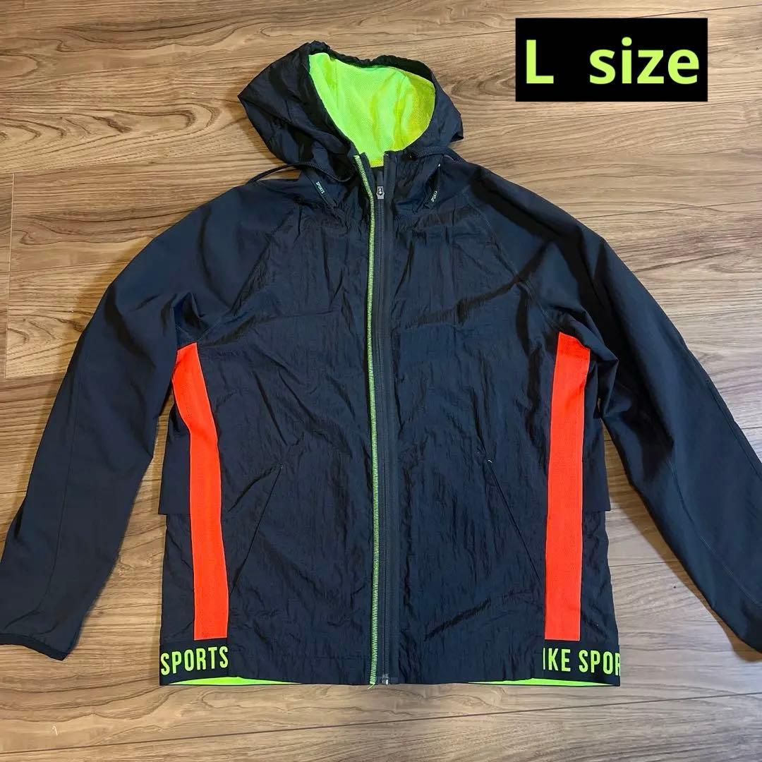 Nike ジャージ上下セット 黒/緑/オレンジ