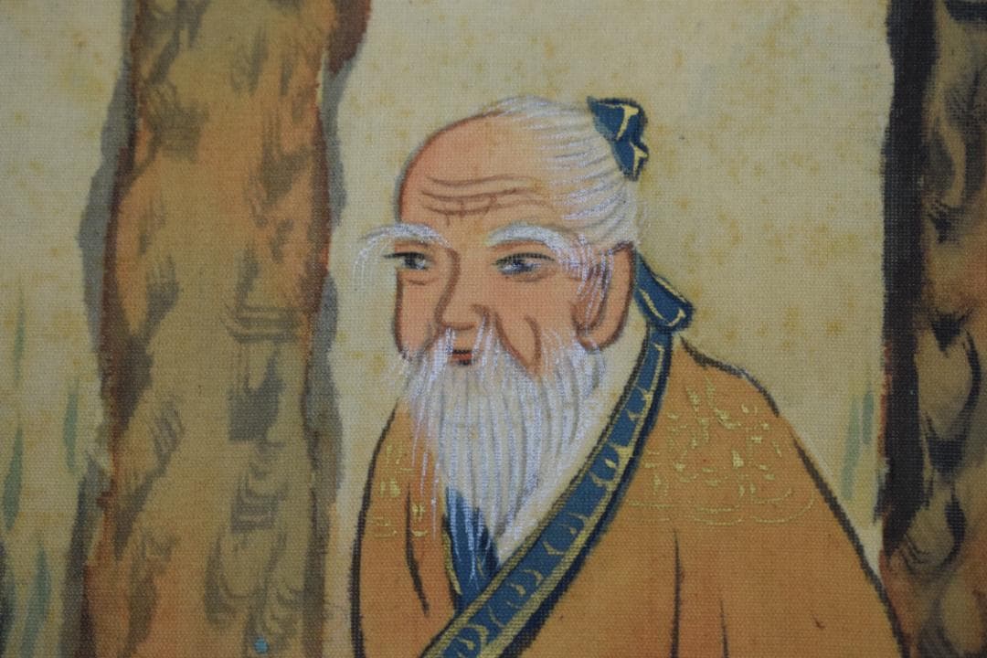 清兆/四賢人図/松林人物図/掛軸☆宝船☆Y-802　JM