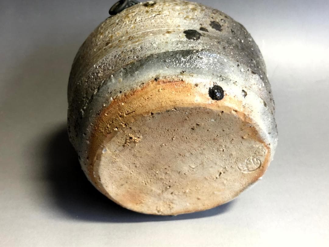 花瓶■蹲る うずくまる 古伊賀 花器 花生け 古美術 時代物 骨董品■