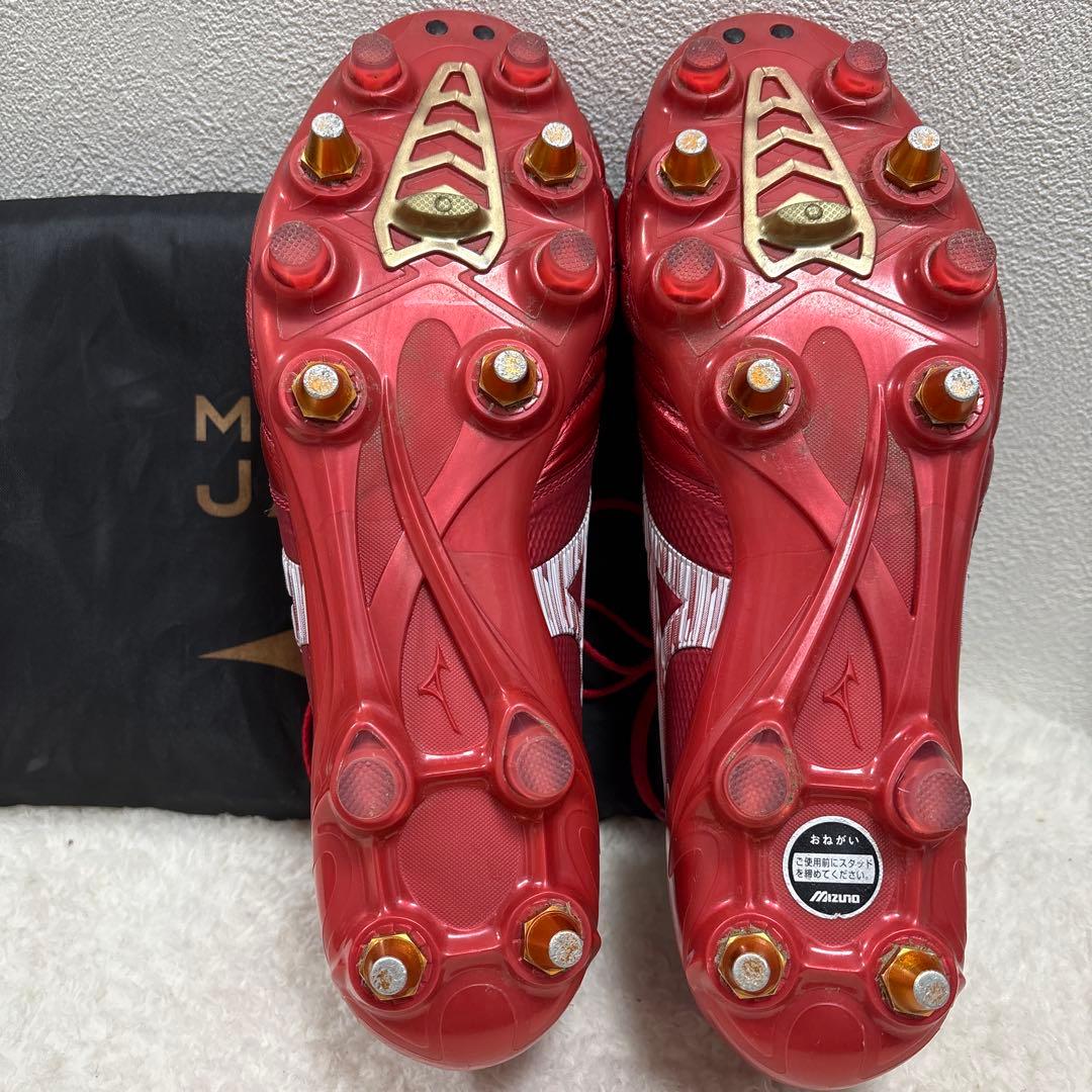 Mizuno Morelia NEO スパイク赤　日本製 26.5cm 袋・箱付