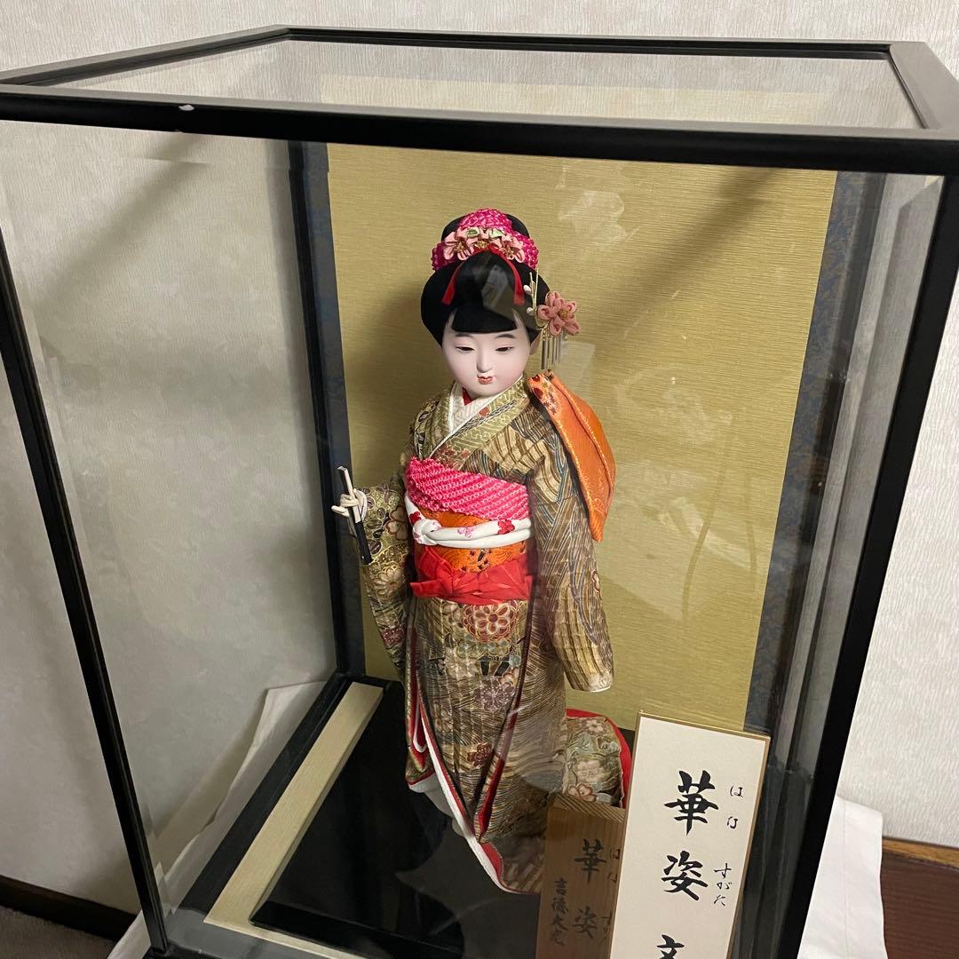 日本人形　吉徳大光　華姿　本絹京友禅