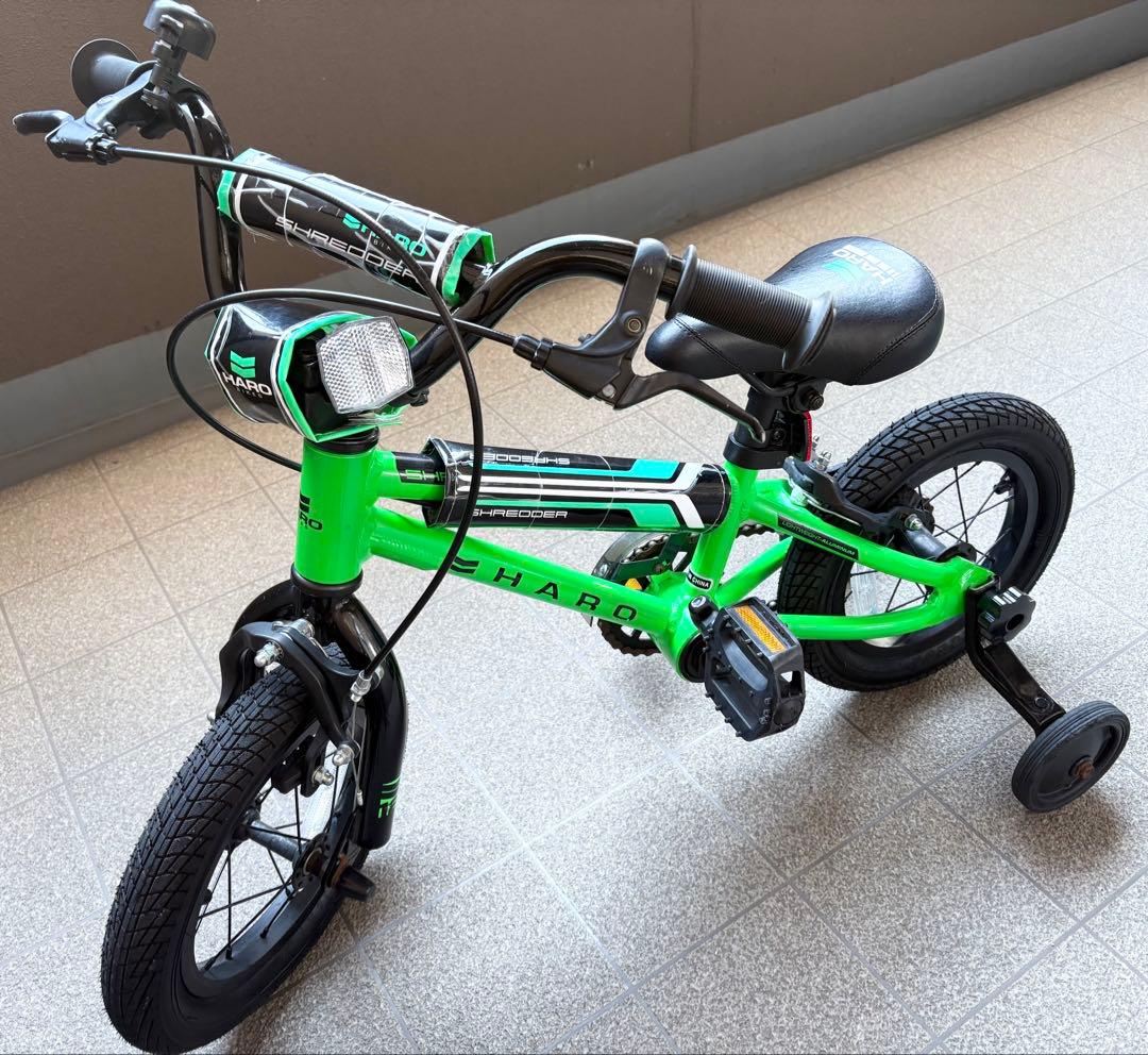 【12インチBMX】HAROBIKES SHREDDER キッズ自転車 補助輪付
