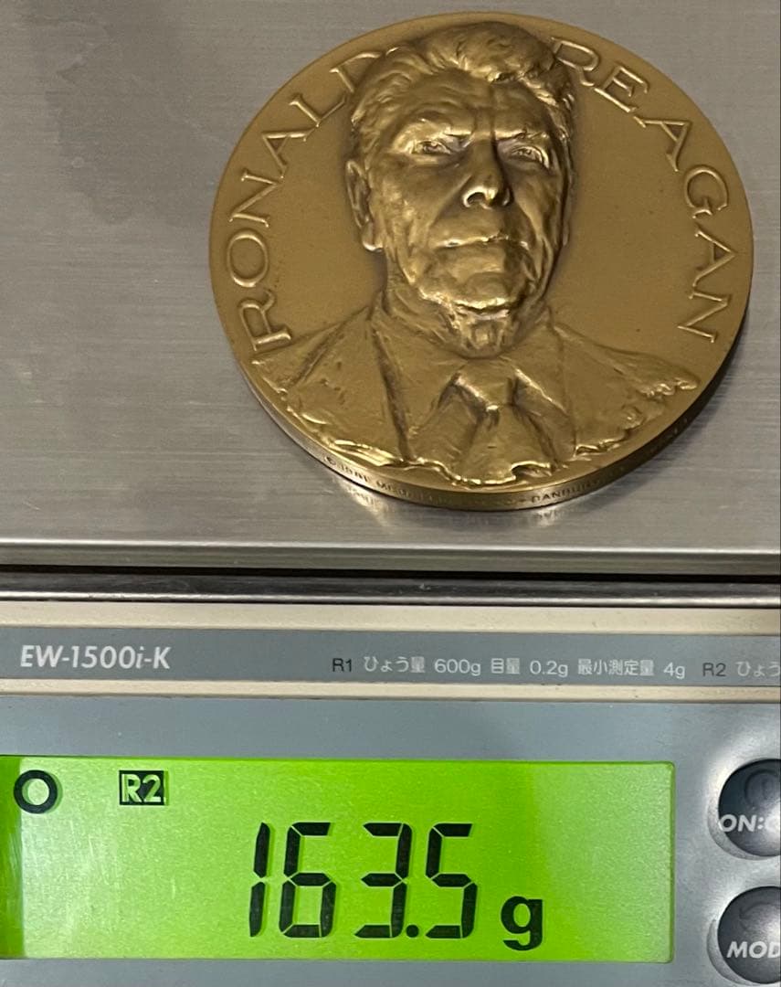 Ronald Reagan ロナルド レーガン1981年大統領就任ブロンズメダル