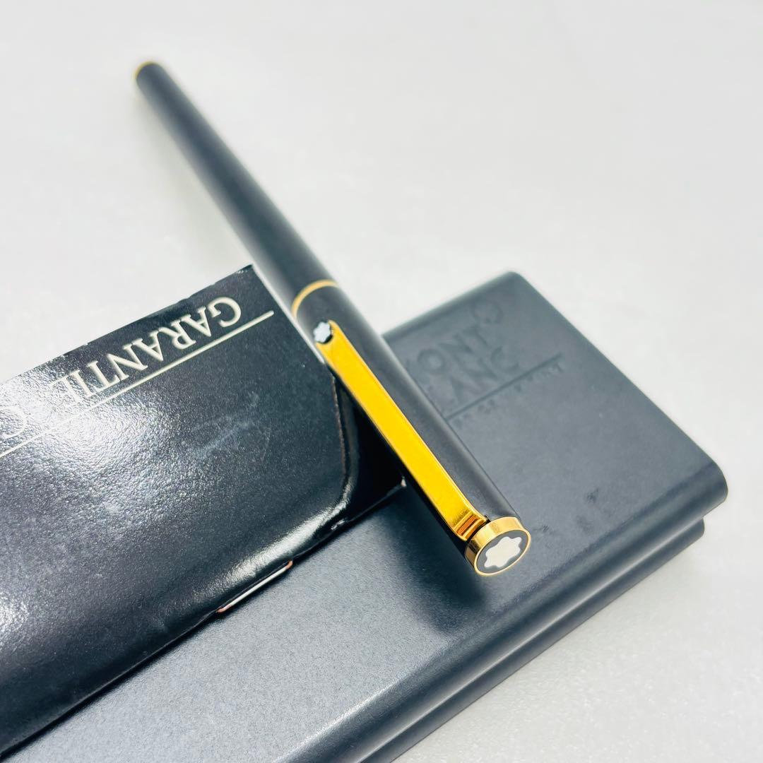 希少　モンブラン 万年筆　ノブレス スリムライン ヴィンテージ　黒