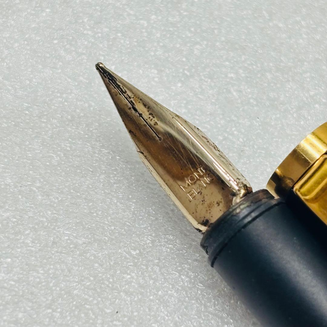 希少　モンブラン 万年筆　ノブレス スリムライン ヴィンテージ　黒