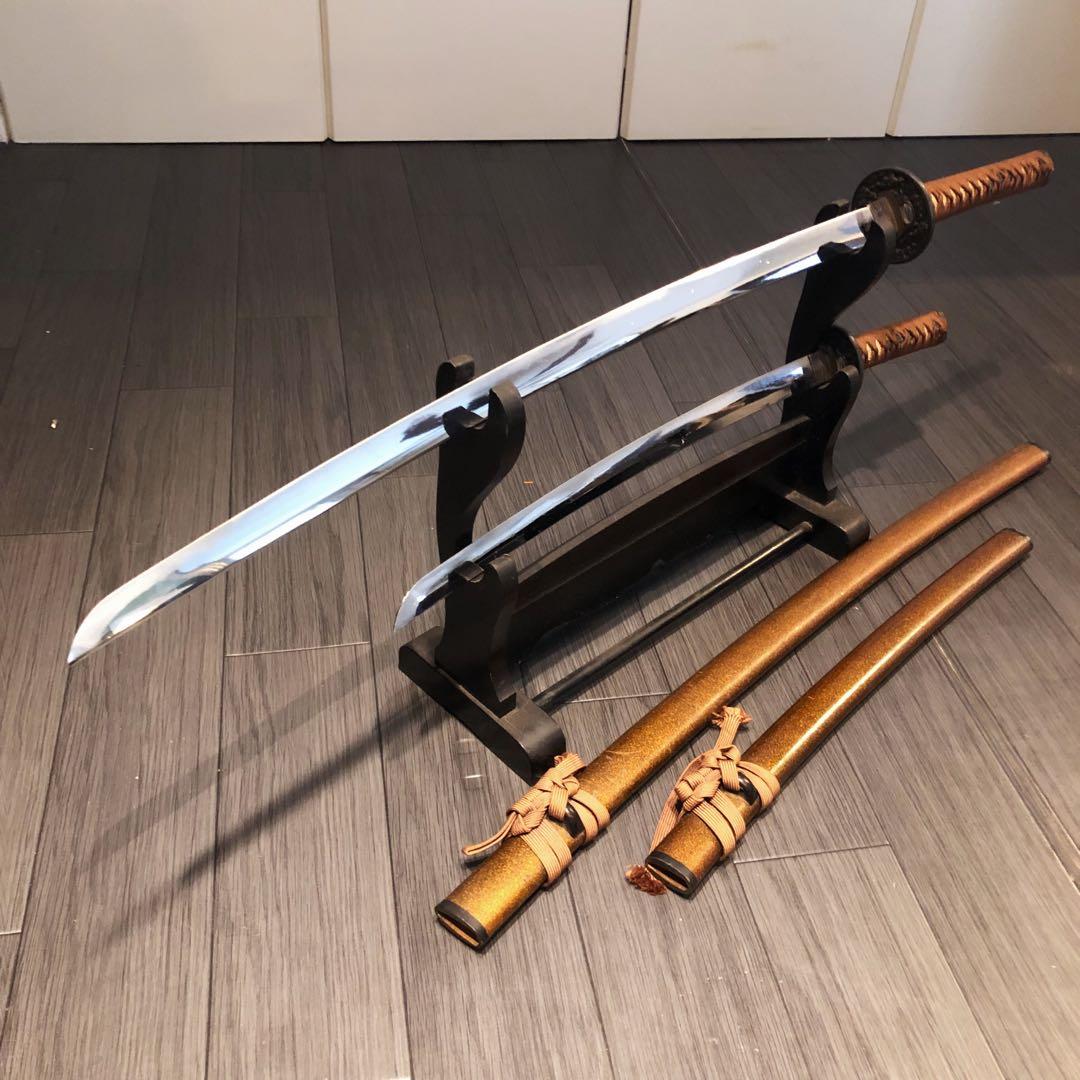 模造刀　茶拵え　大小2本セット 太刀　脇差