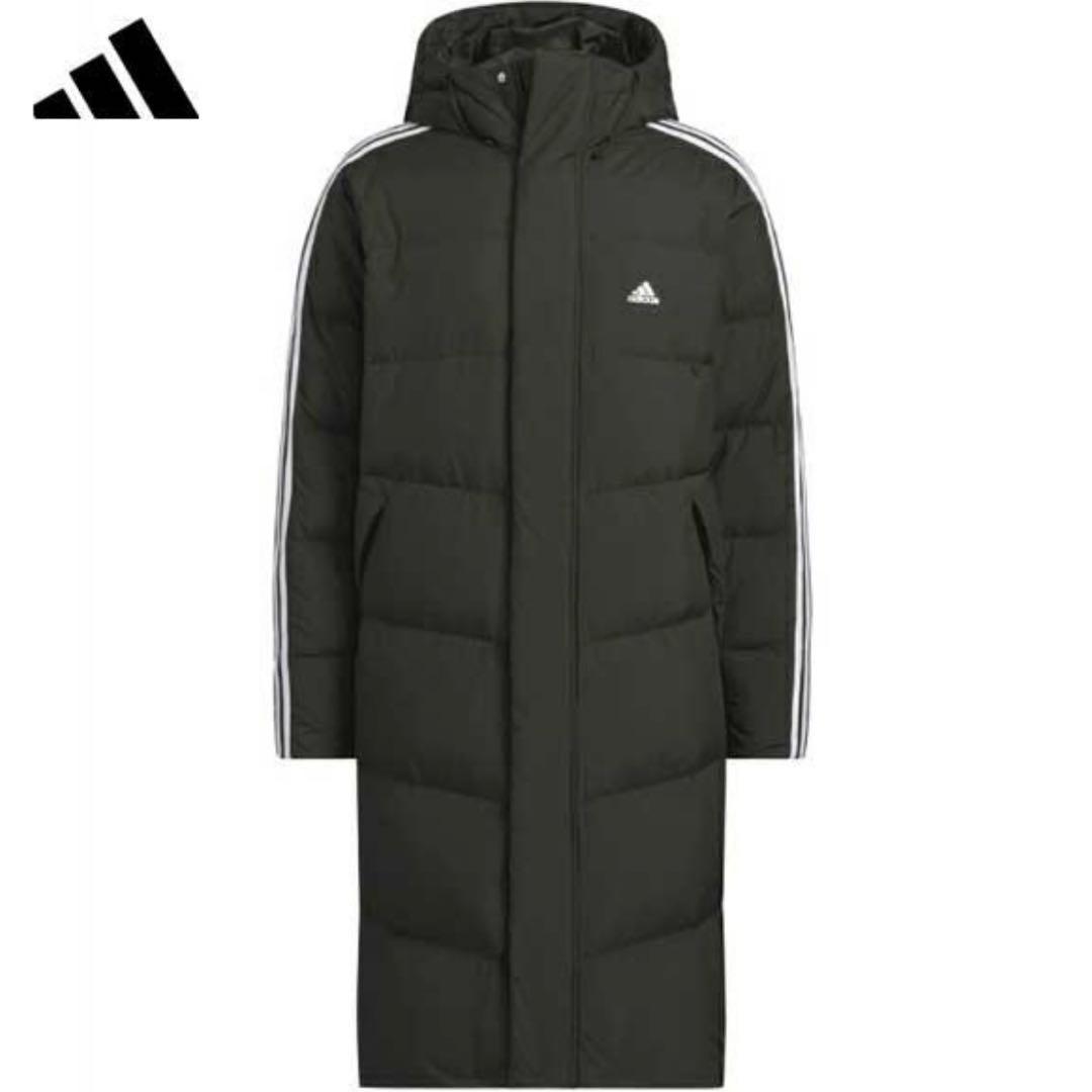 【新品値札付き】adidas メンズ　ダウンコート ベンチコート　ダックダウン
