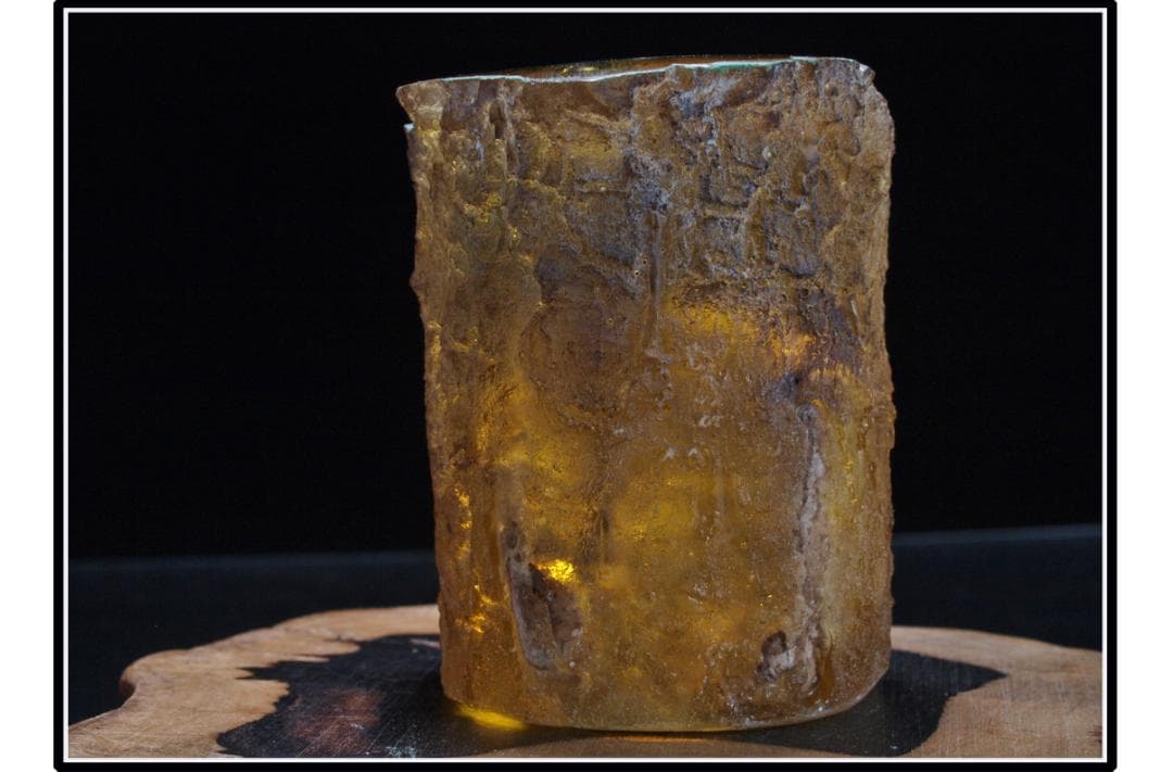 旧家初心だし　中国時代の化石　天然琥珀サソリ古美術 DE1656D4-2