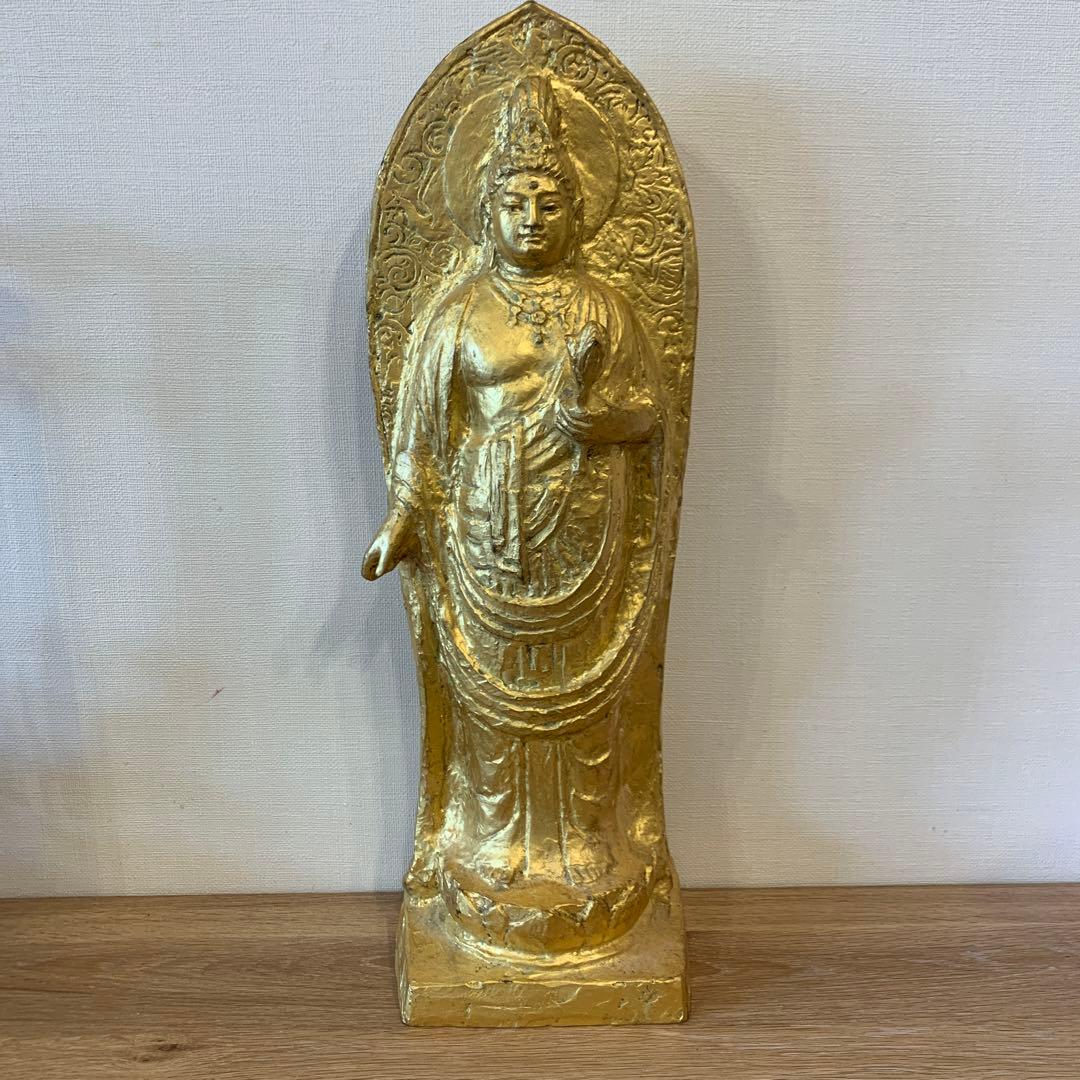 「聖観世音菩薩」 北村西望【【百歳】】作 高さ50cm 珍品