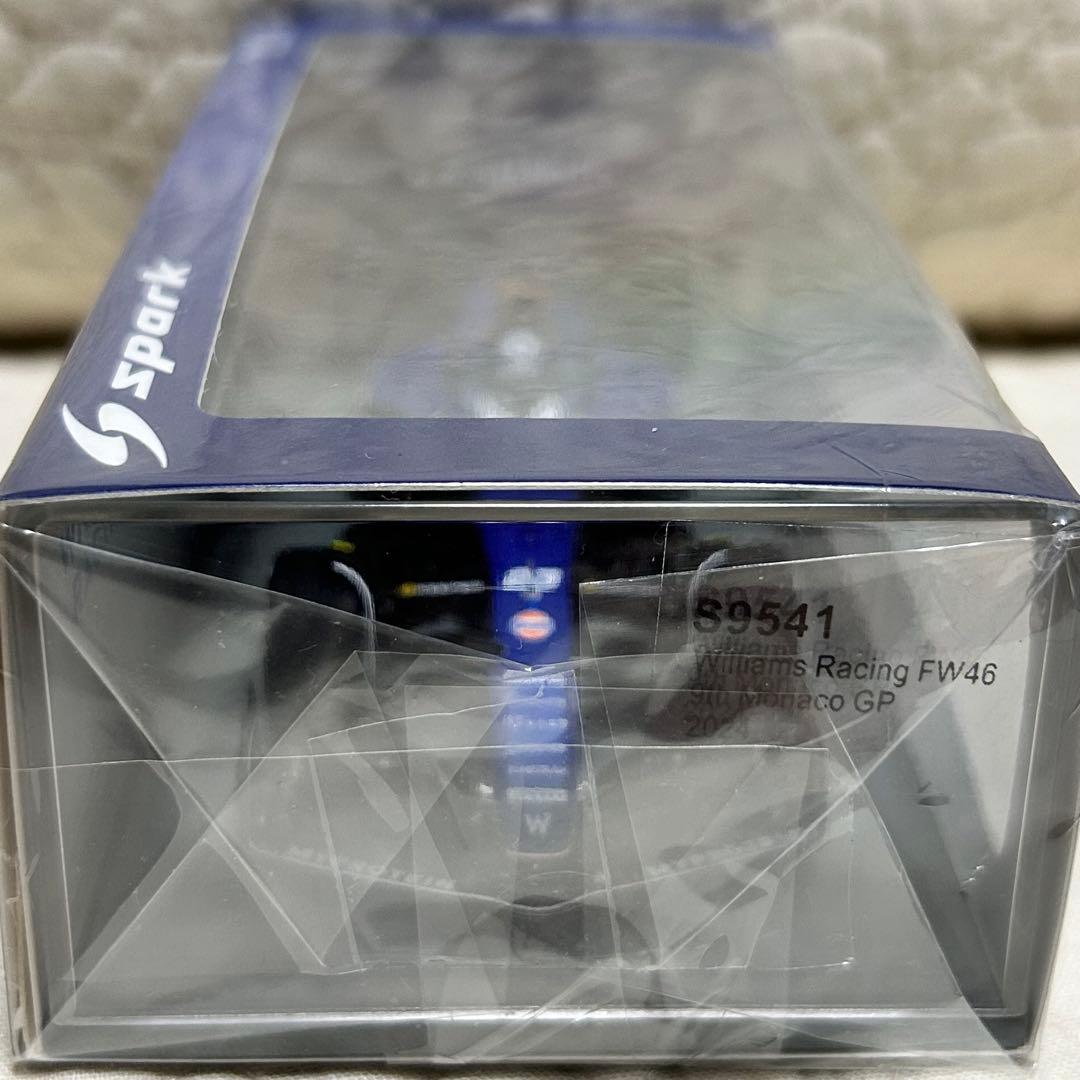スパーク 1/43 ウィリアムズ FW46アルボン2024モナコ9位