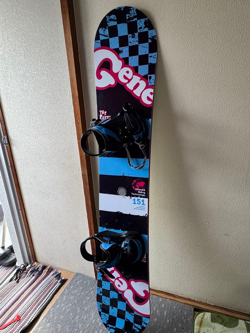 Generics スノーボード 151 チェッカーパターン