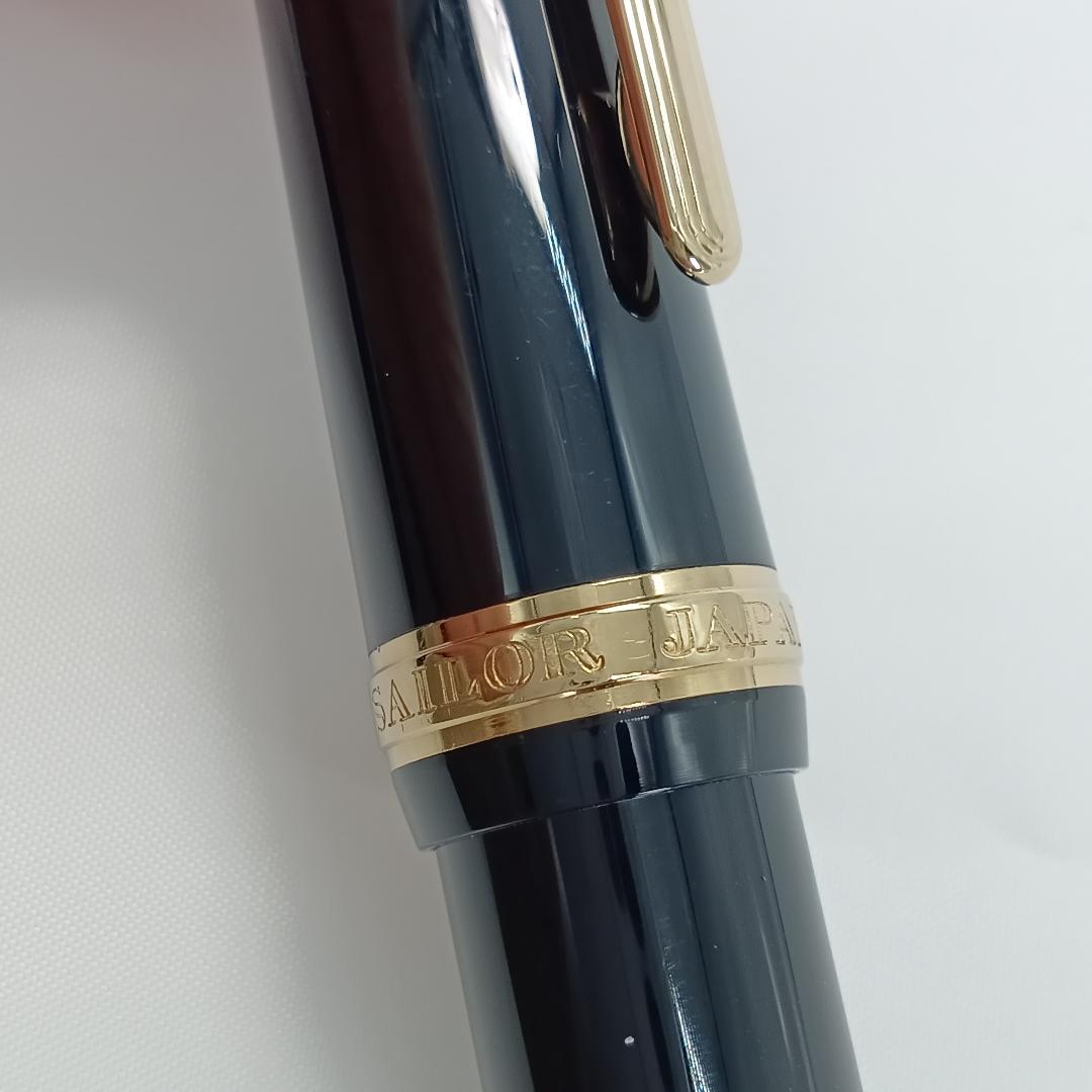 美品★ SAILOR JAPAN 万年筆 14K 1911 H−M 14金 黒