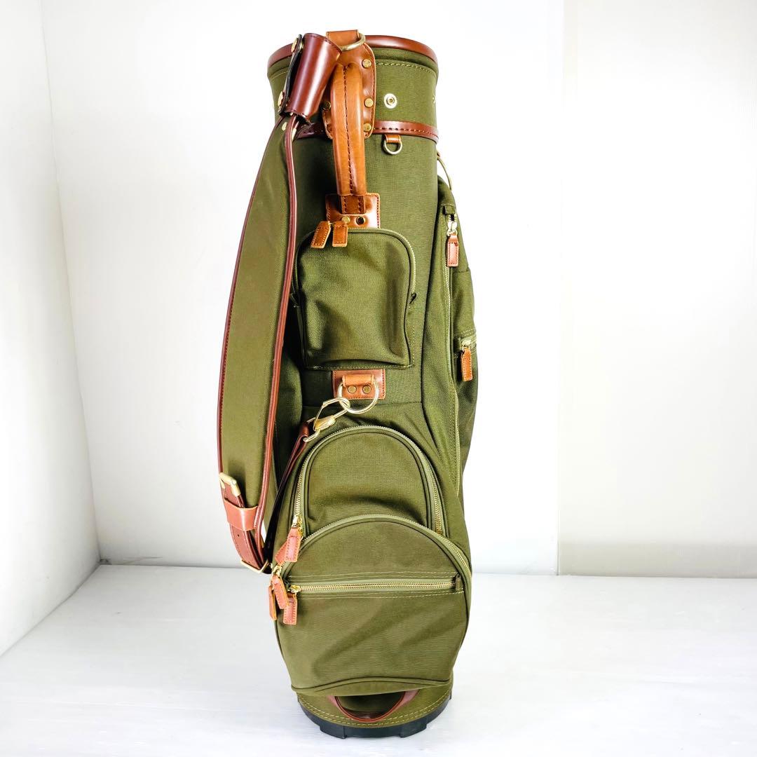 良品 コヤマゴルフ キャディバッグ ゴルフバッグ カートタイプ 日本製