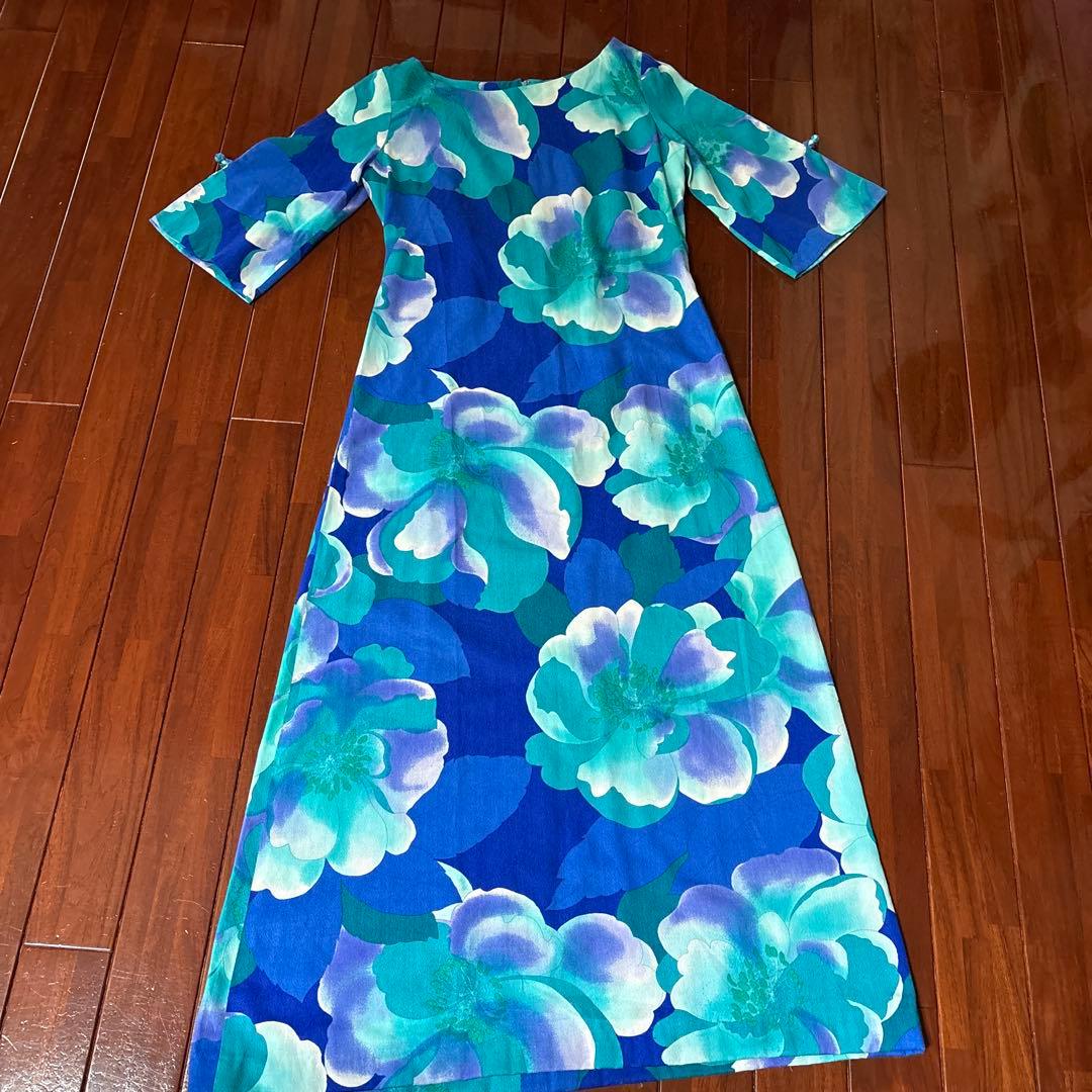 ヴィンテージムームー　Lサイズ　ハワイ　フラ