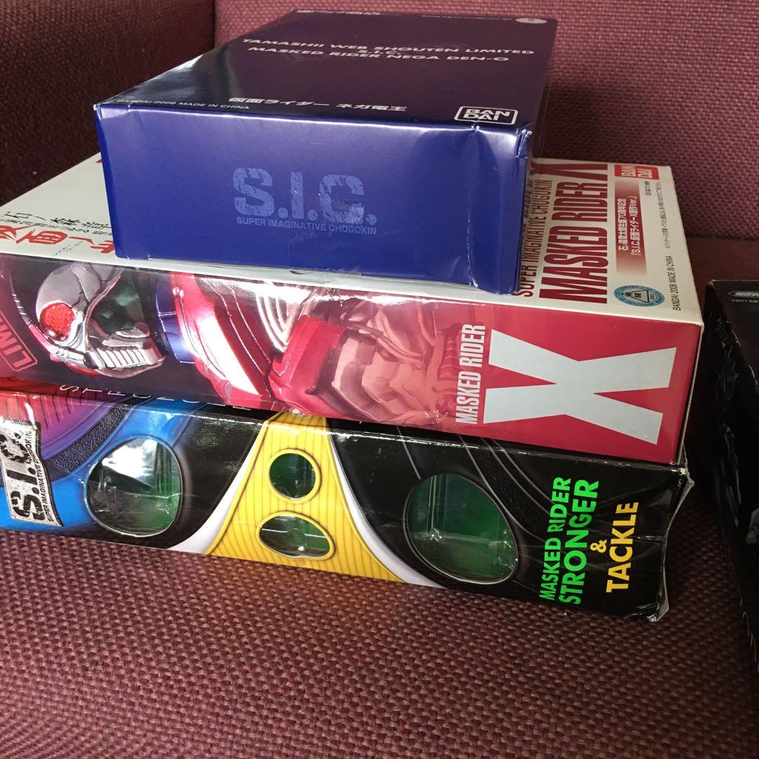 仮面ライダー超合金大量S.I.C牙王　ストロンガー　ネガ電王　電波人間タックル他