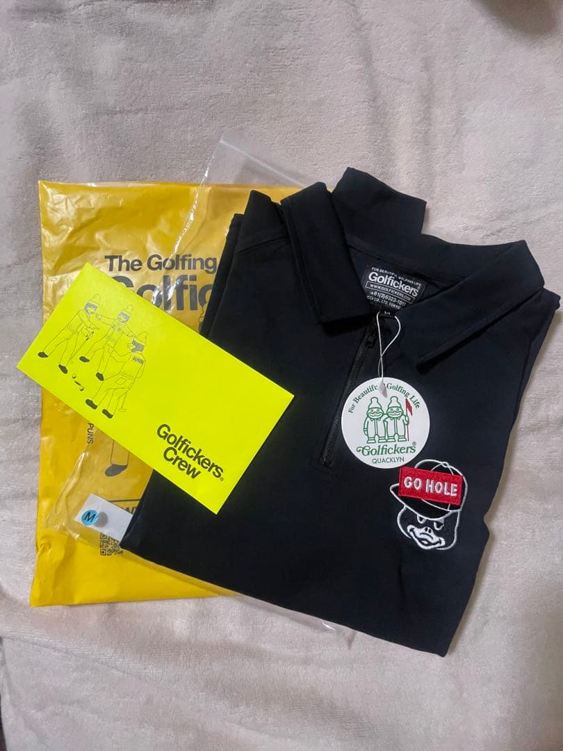 Golflickers ブラックポロシャツ
