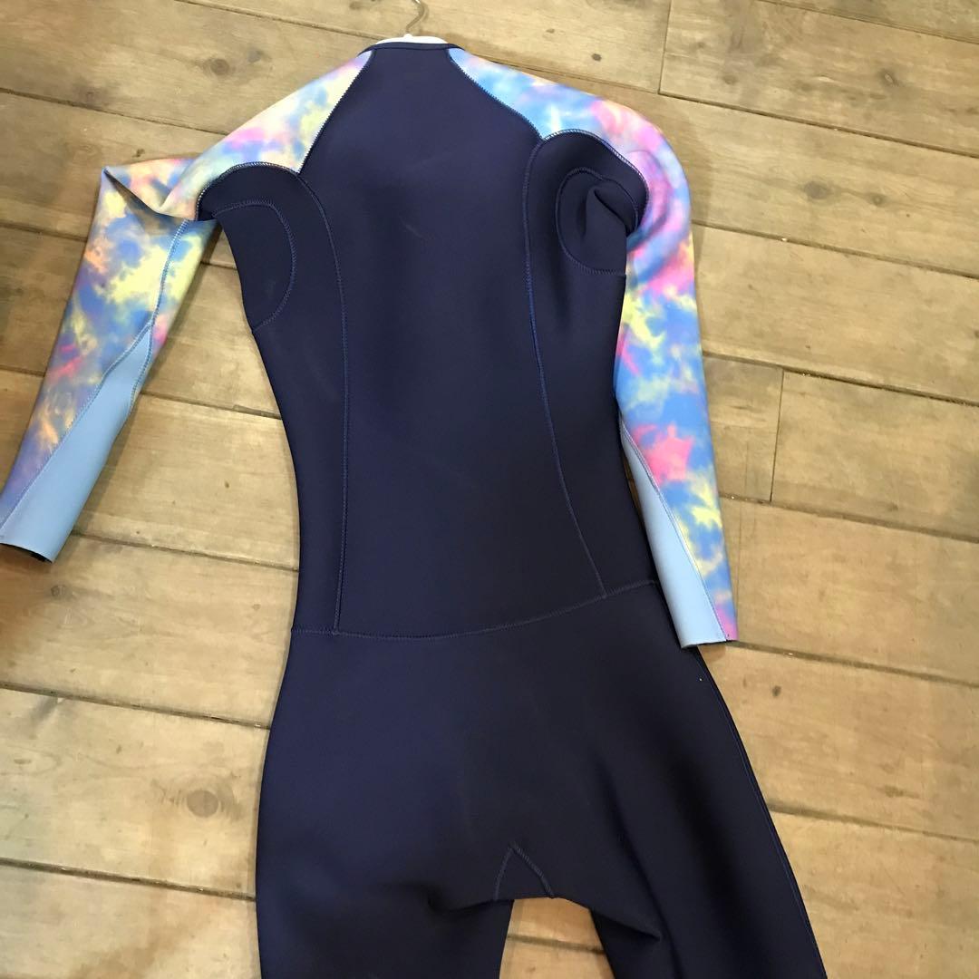 ROXYネイビー/タイダイ フルスーツLサイズ