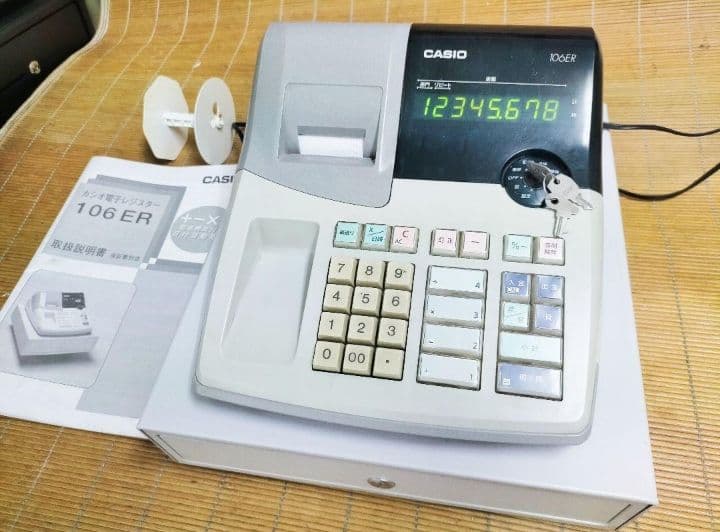 カシオレジスター　106ER　簡単便利特殊　送料込　611600