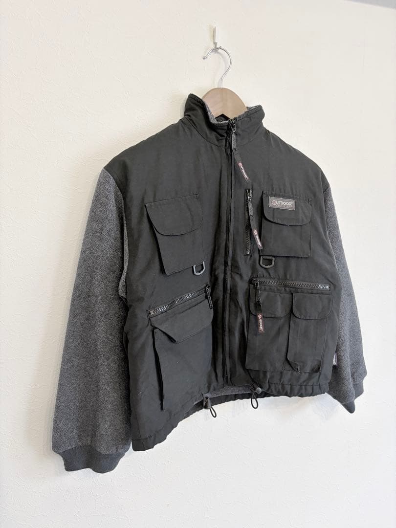outdoor 90s フィッシングジャケット フリース