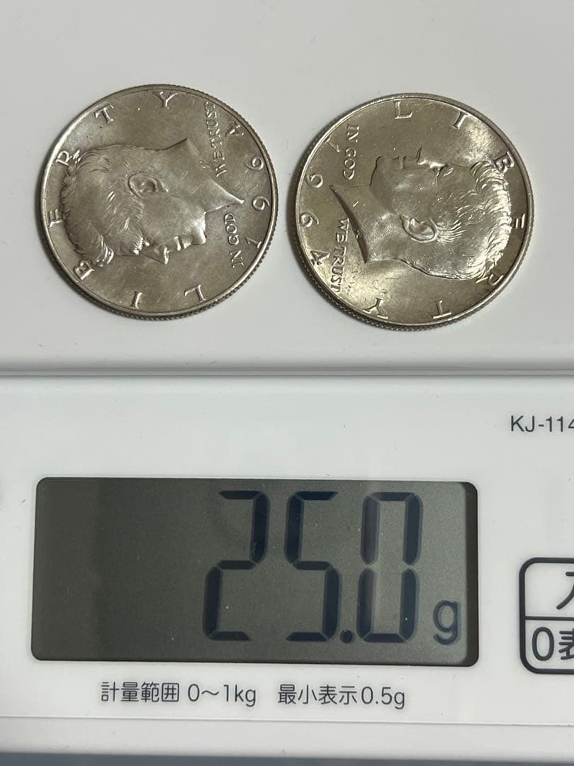 1964年1976年ケネディ　ハーフダラー4枚セット