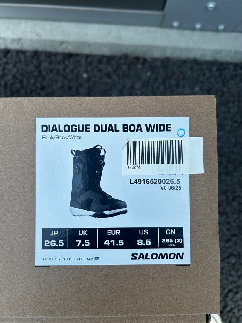 スノーボード 25-26 salomon DIALOGUE DUAL BOA WIDE