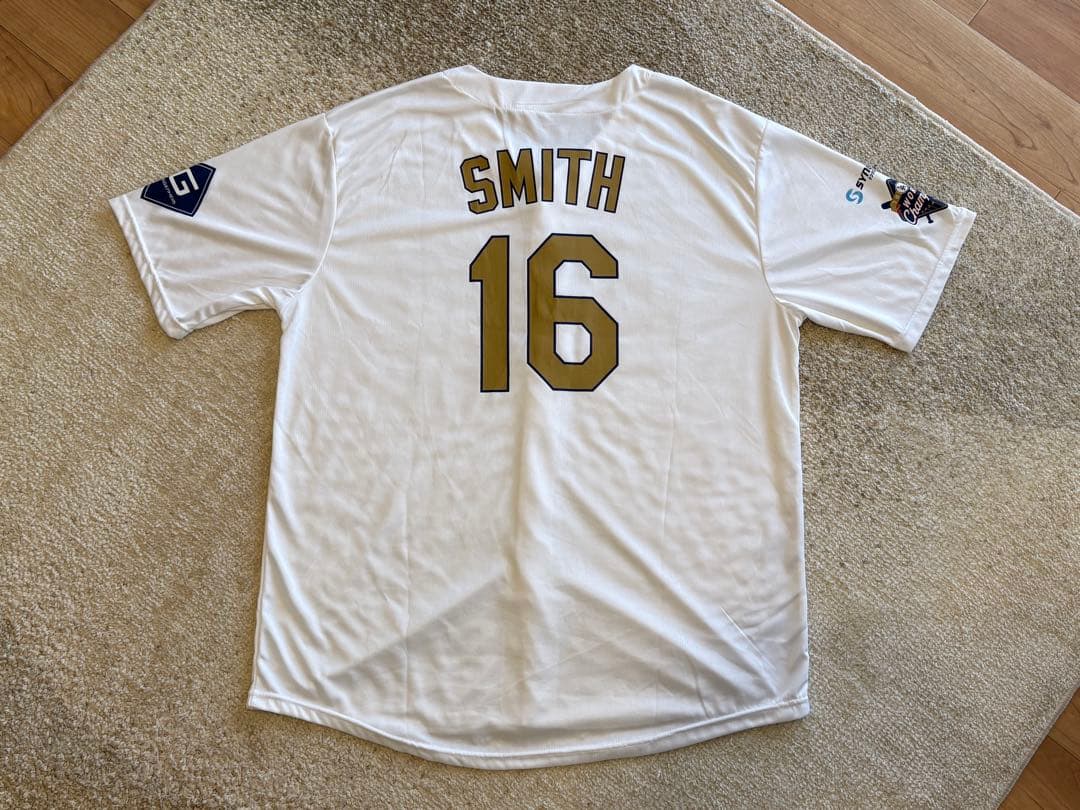 ウィル・スミス　ドジャース　ゴールドジャージ　ワールドチャンピオン　来場者限定