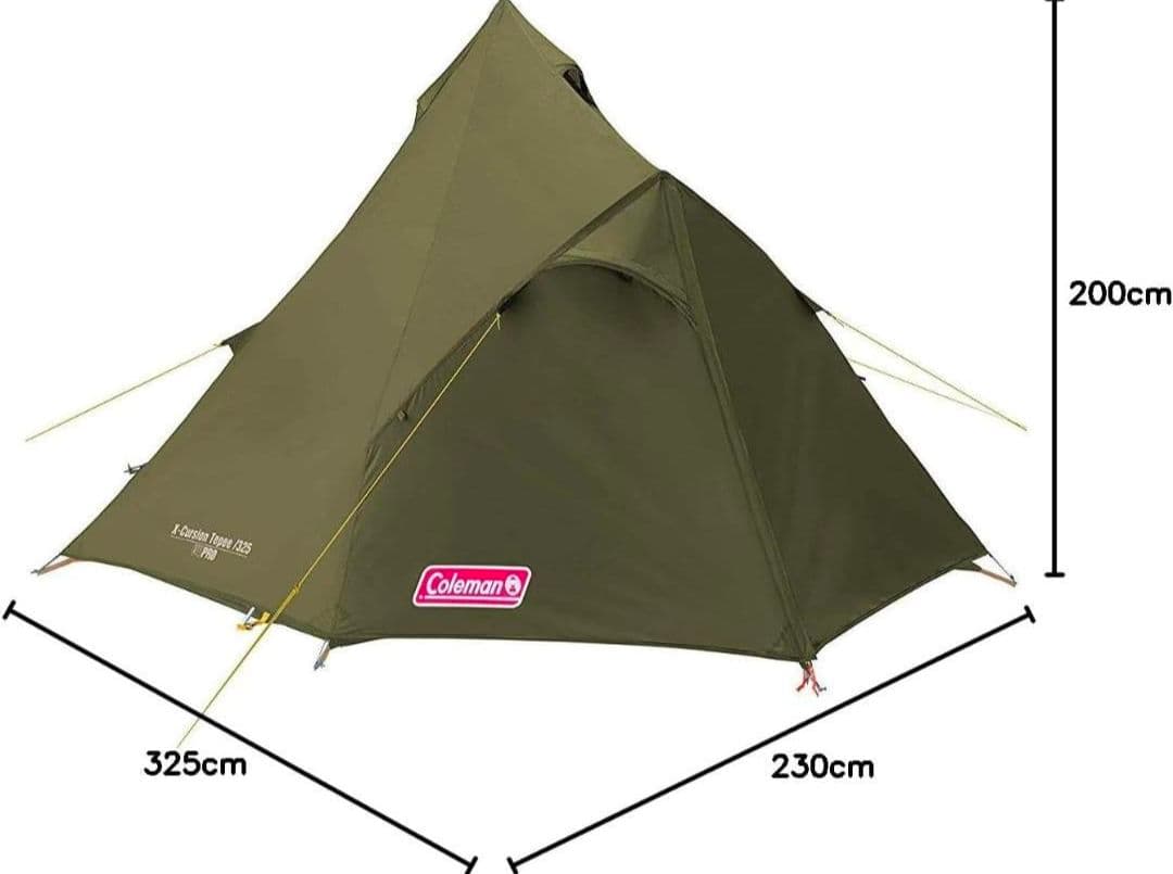 ✨美品✨コールマン Coleman エクスカーションティピー 325 オリーブ