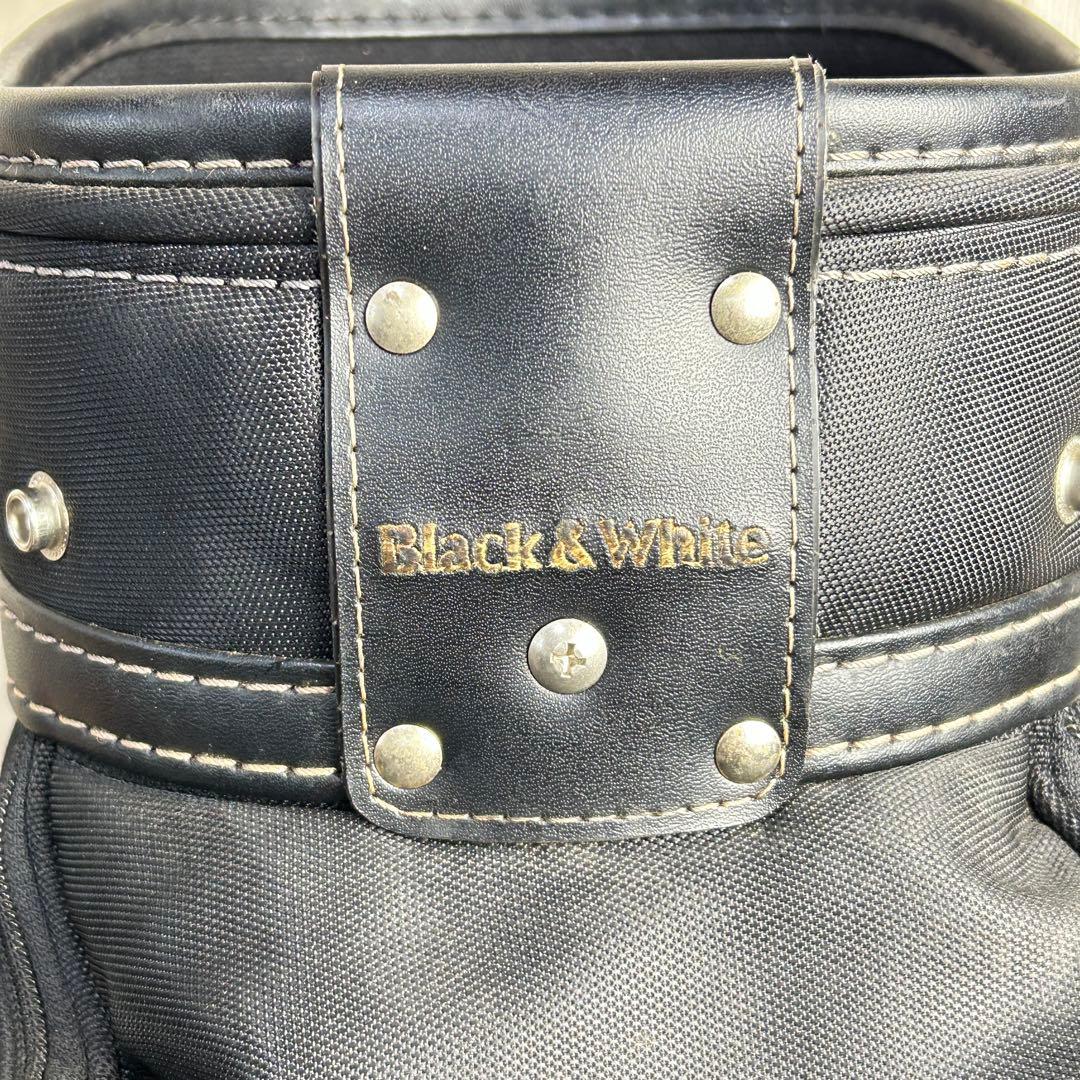 【希少！】ブラックアンドホワイト キャディバッグ　レア物　Black&White