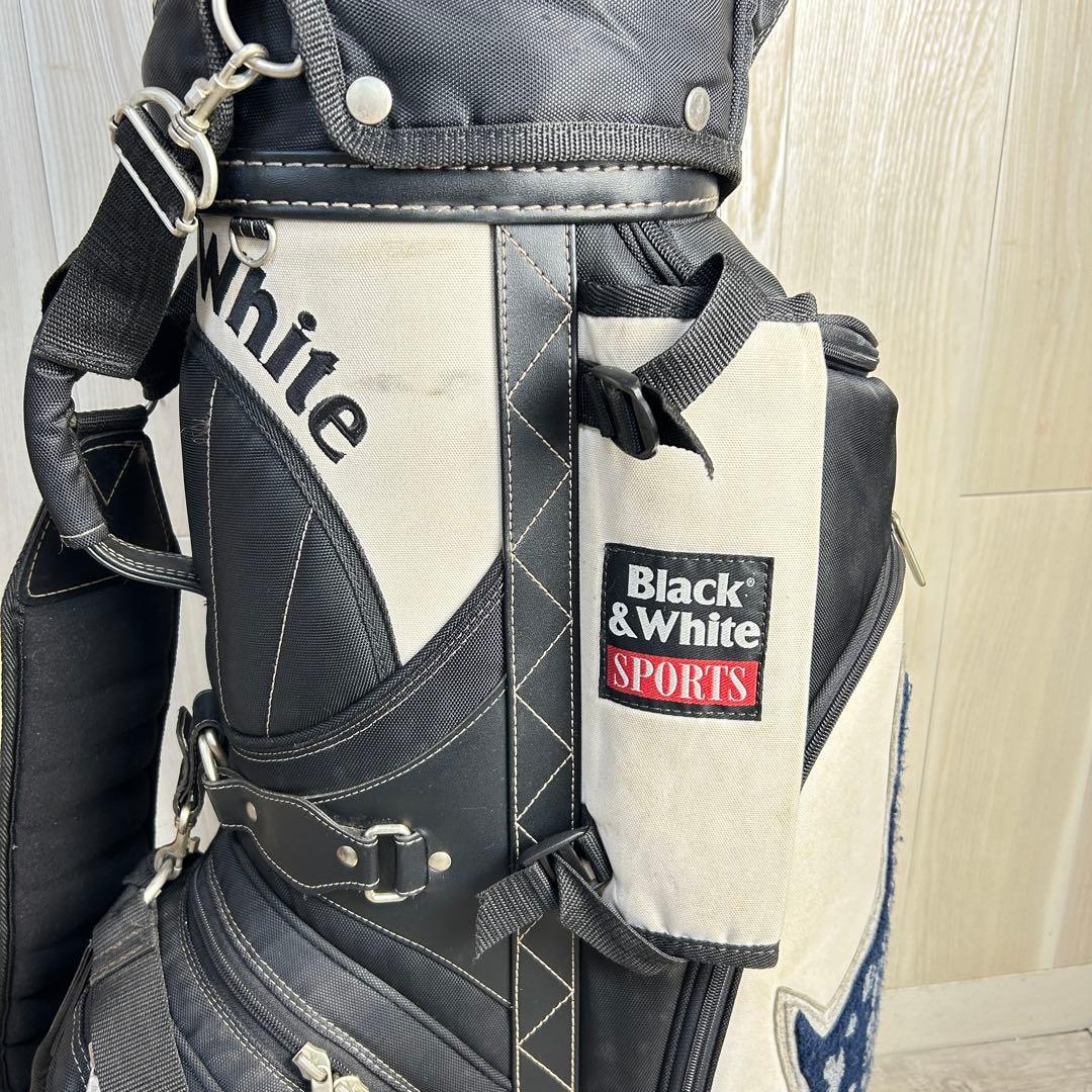 【希少！】ブラックアンドホワイト キャディバッグ　レア物　Black&White