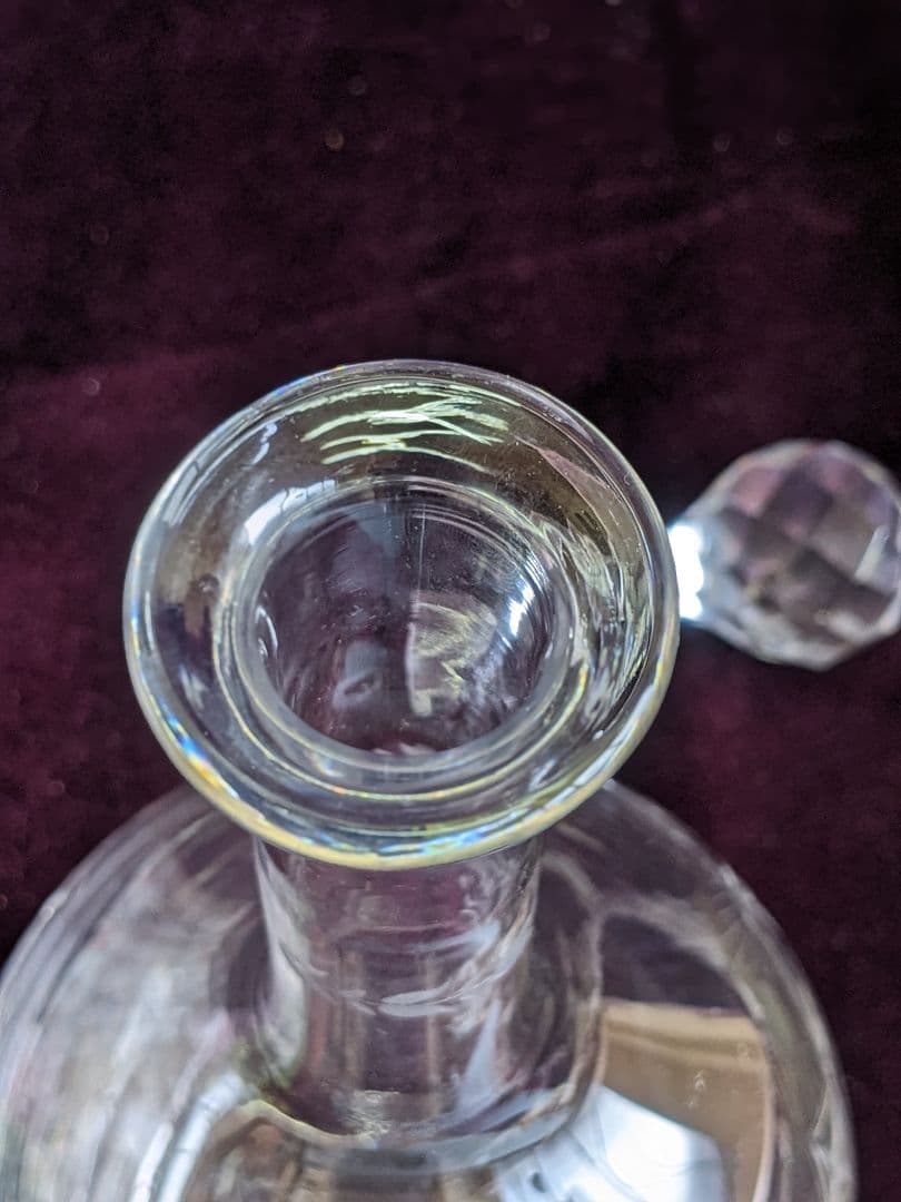 イギリス アンティーク 1920年代 ガラスデカンター アンティークガラス