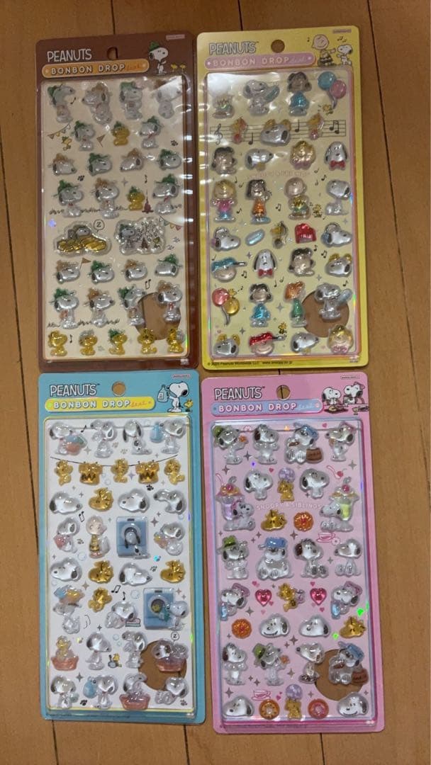 スヌーピーボンボンドロップシール　パワーパフガールズ　うるちゅる　まとめ売り