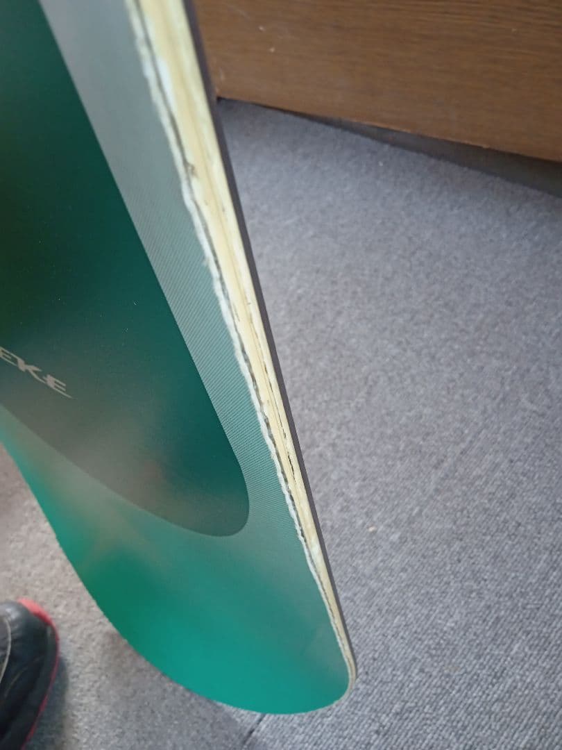 NADE zeke スノーボード グリーン ビンディング付き