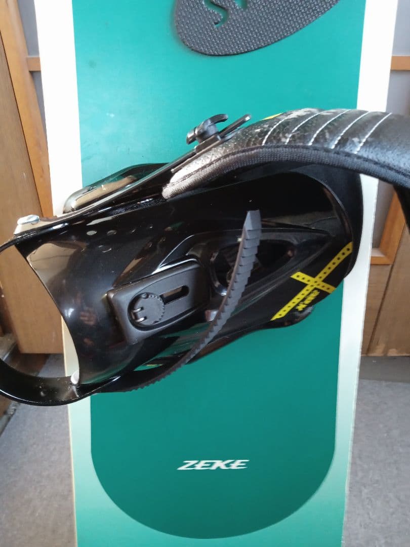 NADE zeke スノーボード グリーン ビンディング付き