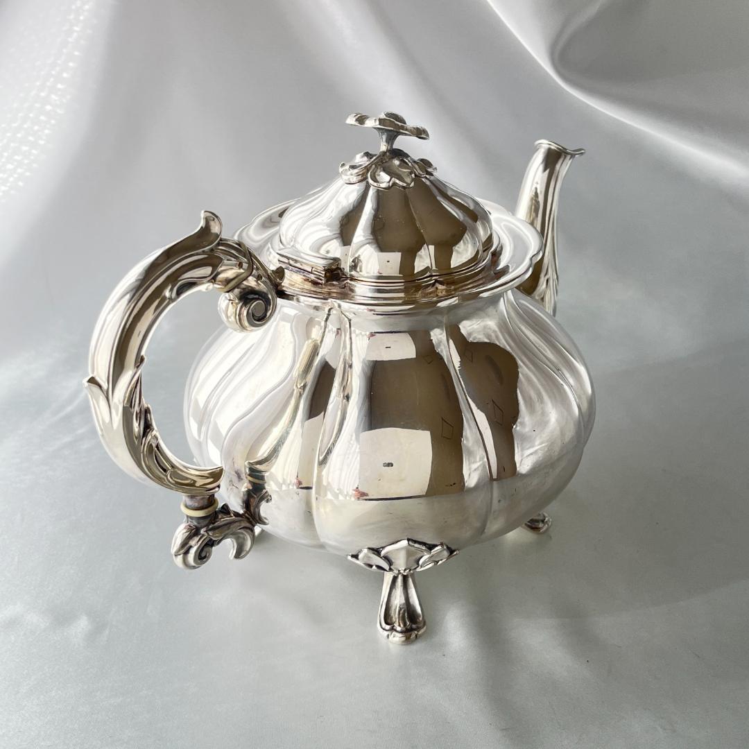 【Cohr】ティーポット【シルバープレート】デンマーク