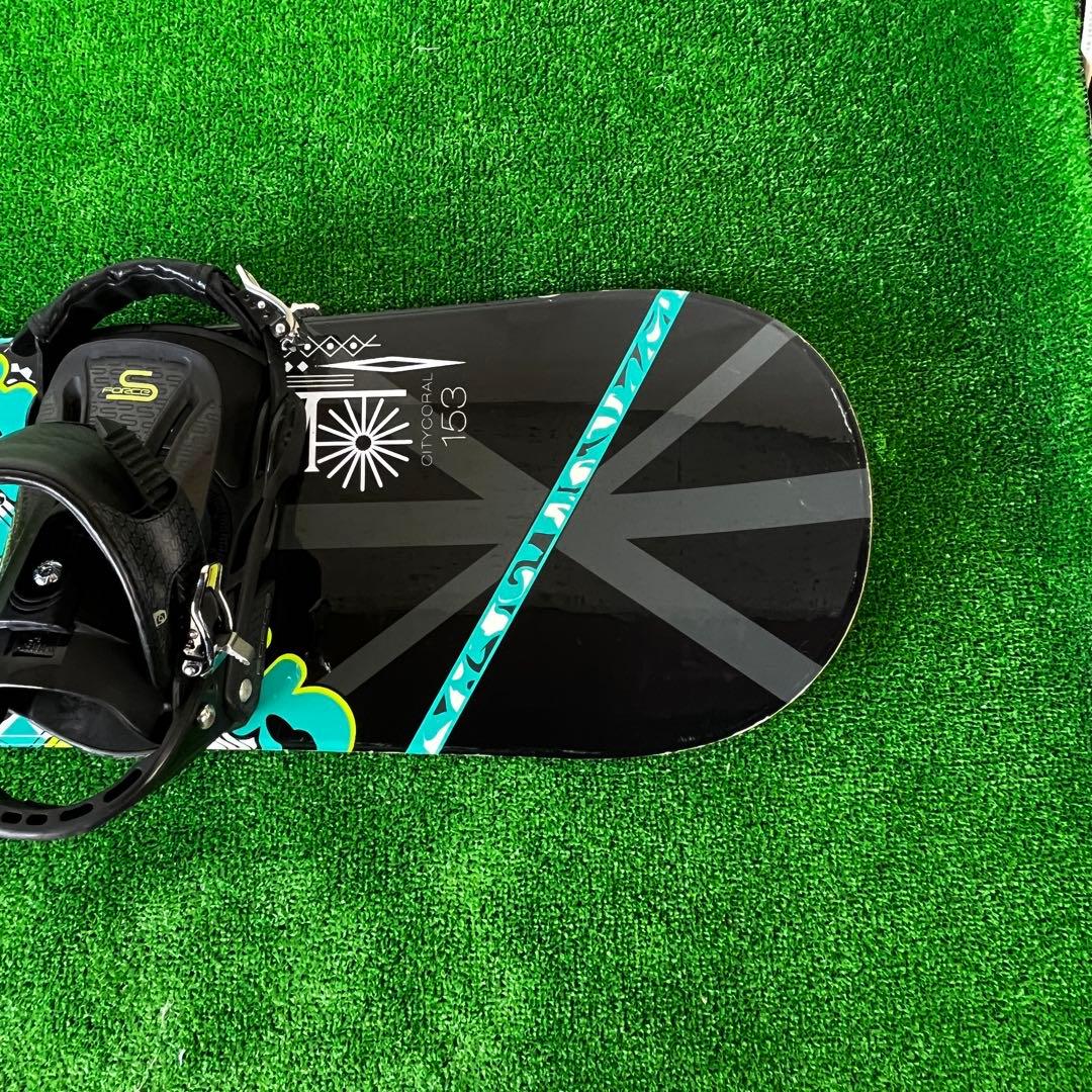 ✨ Kissmark ✨153cm スノーボード＋SALOMON FORCE L