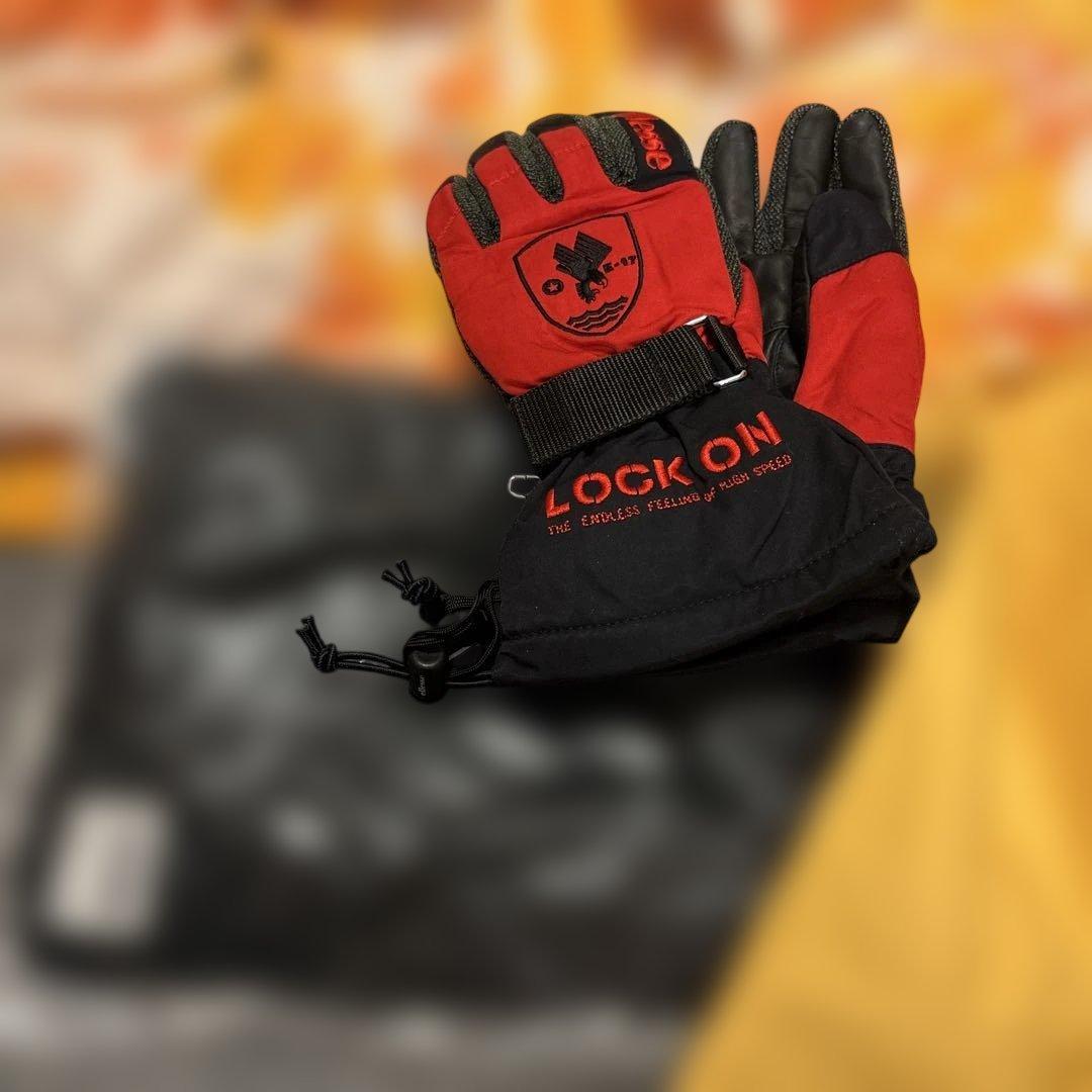 エレッセ　希少柄　スキーウェア　L 帽子手袋マフラー付き