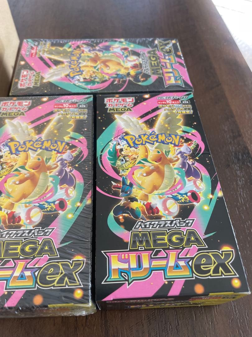 メガドリームex 7box シュリンクあり 6box ペリペリあり 1box