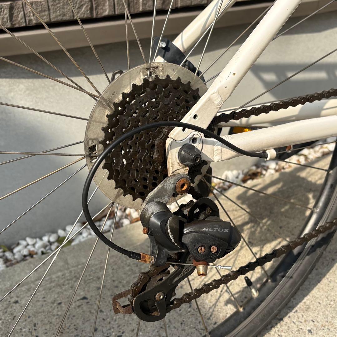 【整備済み】LOUIS GARNEAU ルイガノ クロスバイク 前後キャリア付き