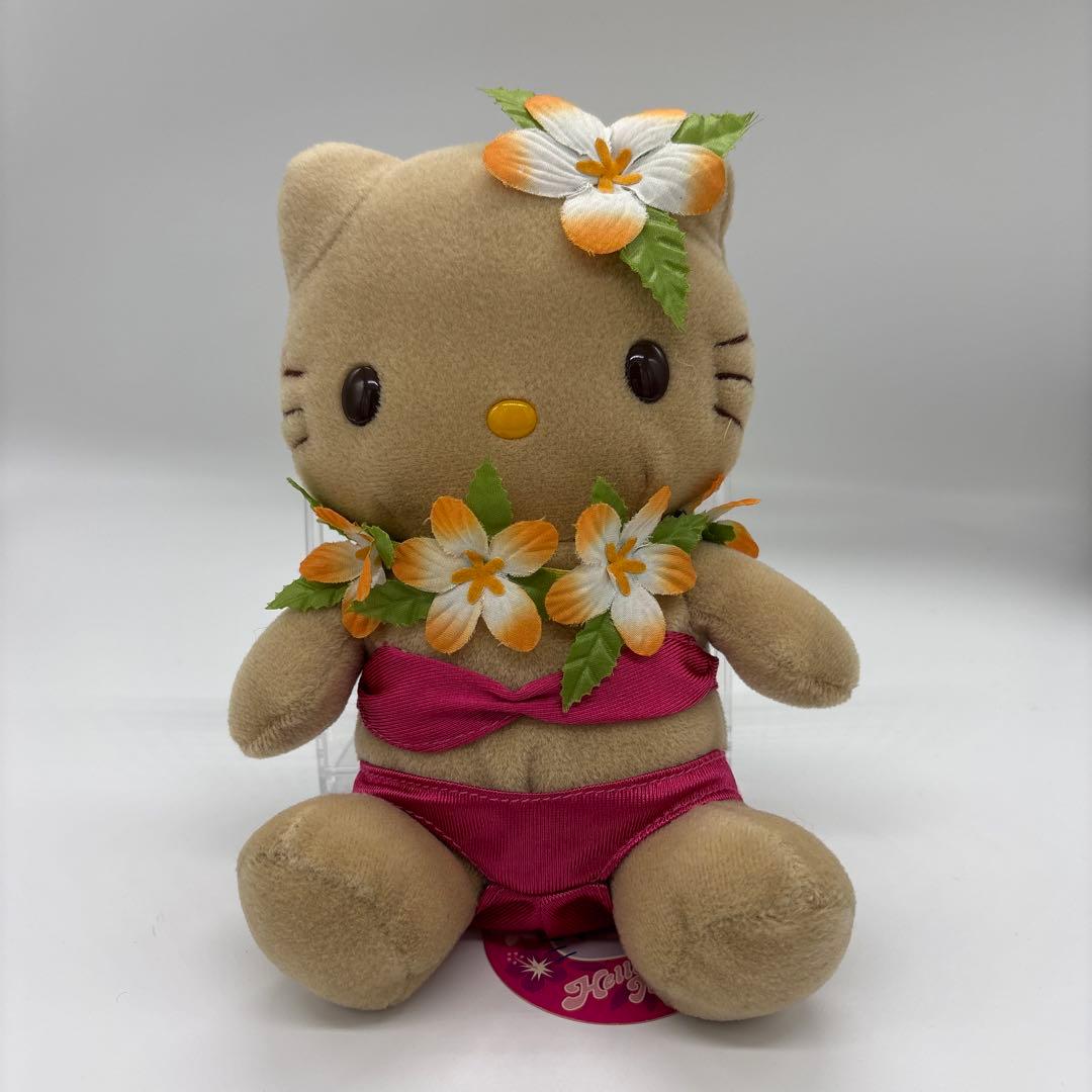 [ハワイ限定]日焼けキティ 水着 ぬいぐるみ