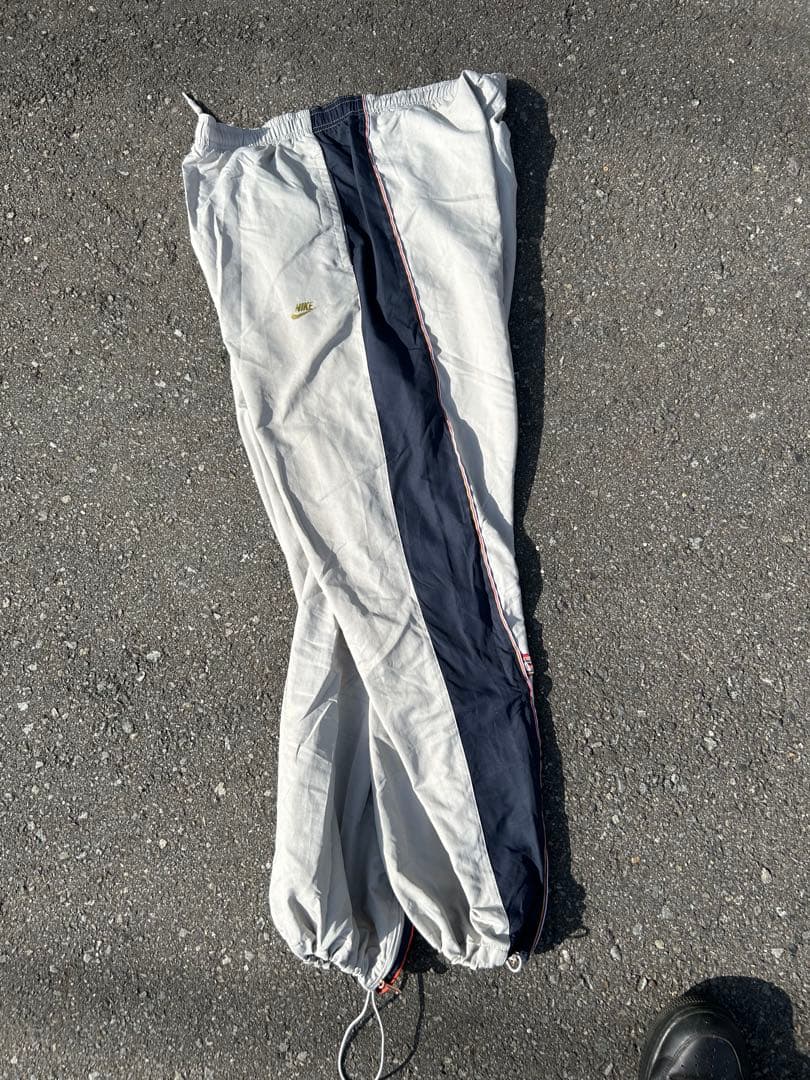 00s 90s nike ナイロンパンツ　極太　y2k テック