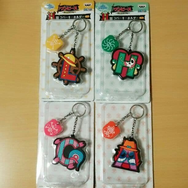 【ワンピース】一番くじラバーキーホルダー