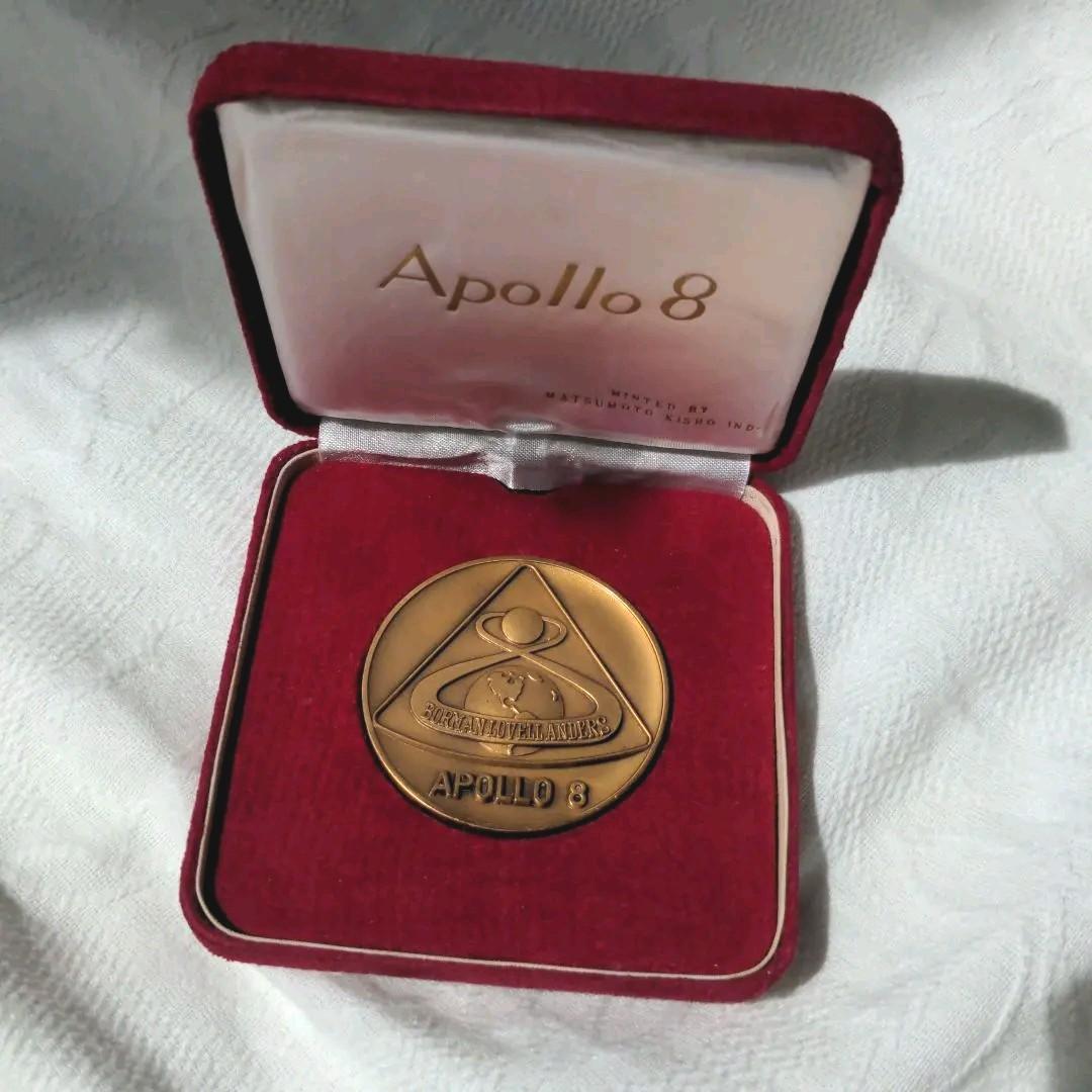 アポロ8号　記念メダル　ブロンズ色