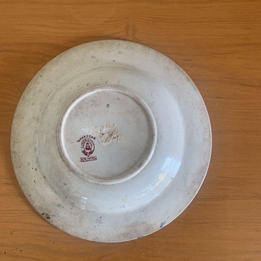オランダ焼き　骨董皿　インドネシア