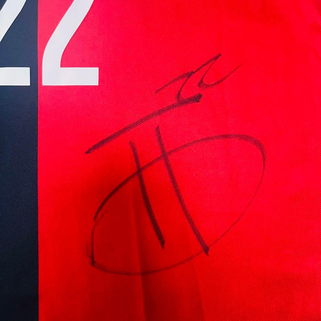 【サイン入】鹿島アントラーズ 西大伍選手 ユニフォーム XL 2016 曽ヶ端準